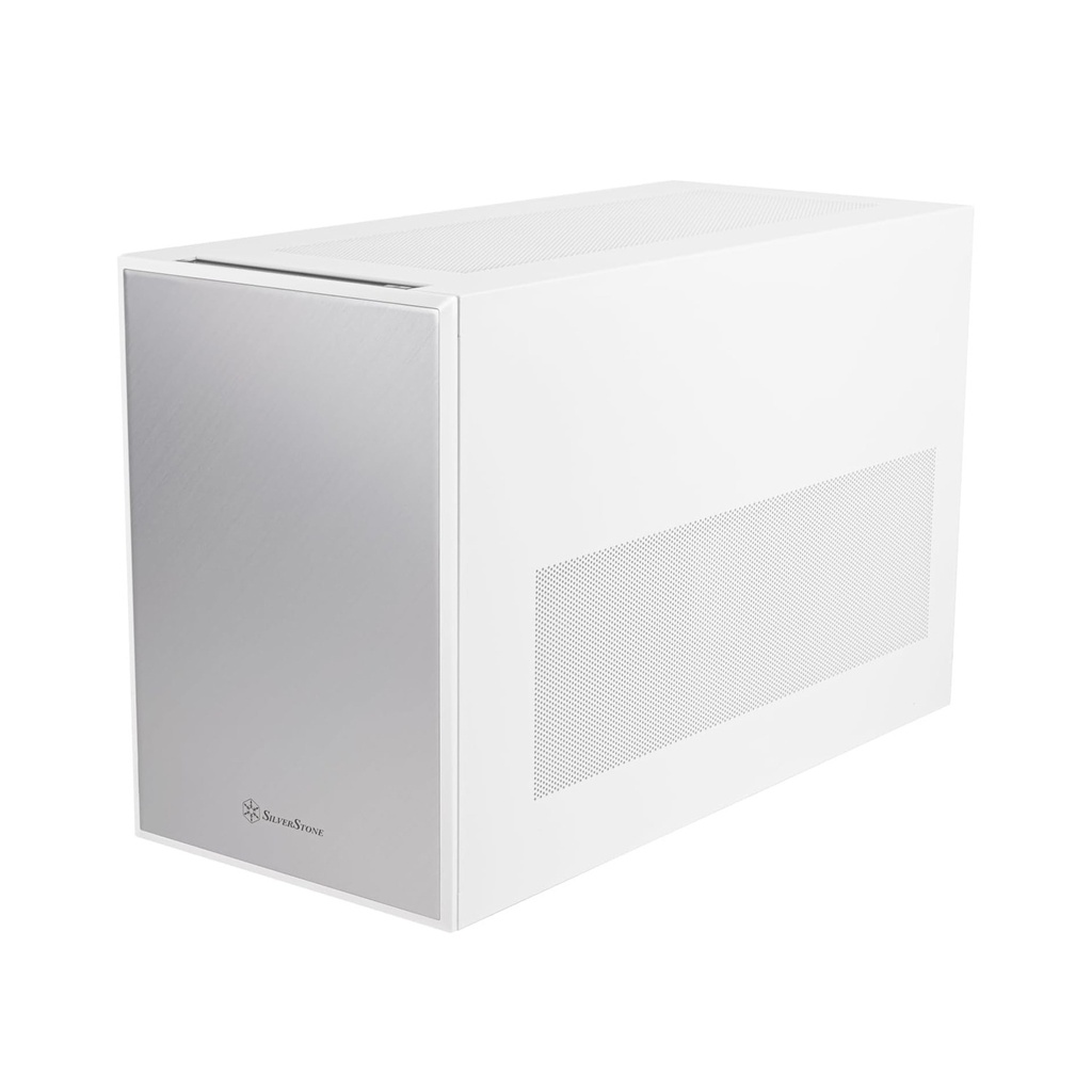 Silver Stone SUGO 17 Premium Cube-Shaped Micro-ATX Case - White