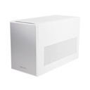 Silver Stone SUGO 17 Premium Cube-Shaped Micro-ATX Case - White