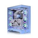 Thermaltake CTE E600 MX Hydrangea E-ATX Case, Centralized Thermal Efficiency Design, Interchange Mesh & TG Front Panel 3Way VGA Mounting Bracket 400mm PCIe4 Riser Cable, Blue | CA-1Y3-00MFWN-00