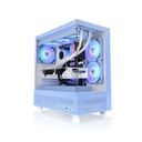 Thermaltake View 270 TG ARGB M-ATX PC Case, Tempered Glass Front and Left Panels, Supports up to 360mm Radiator, 1* CT140 ARGB Preinstalled Fan, USB Type-C x 1, USB 3.0 x 2, Blue | CA-1Y7-00MFWN-02