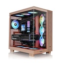 Thermaltake View 380 XL TG Mid Tower Two Panel Front & Left Side Tempered Glass Case with 4 ARGB Fans-Gravel Sand