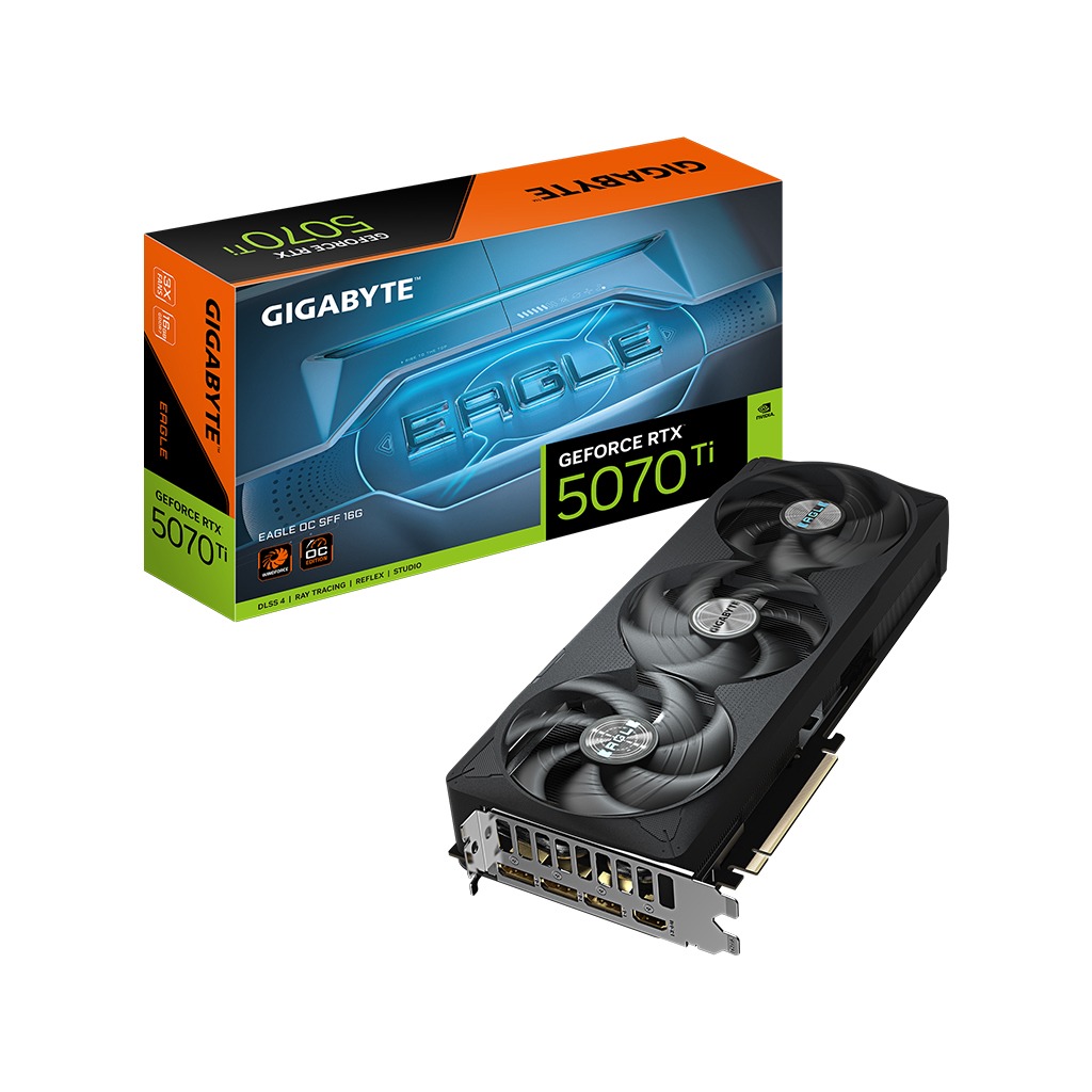 [NS028152] Gigabyte GeForce RTX 5070Ti Eagle OC SFF OC Edition 16GB GDDR7 Graphics Card