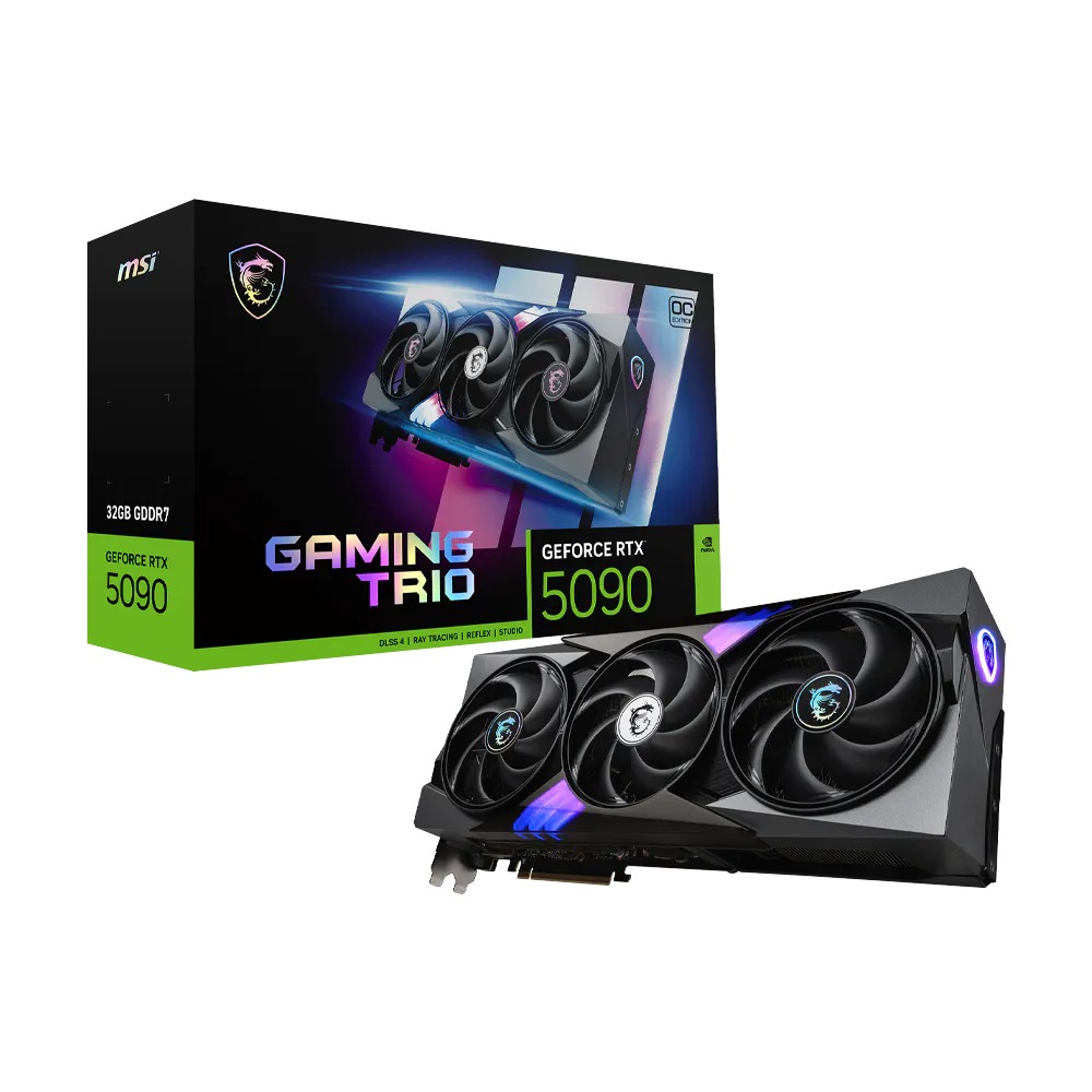 [NS033230] MSI Geforce RTX 5090 Gaming Trio OC Edition 32GB GDDR7 Graphic Card