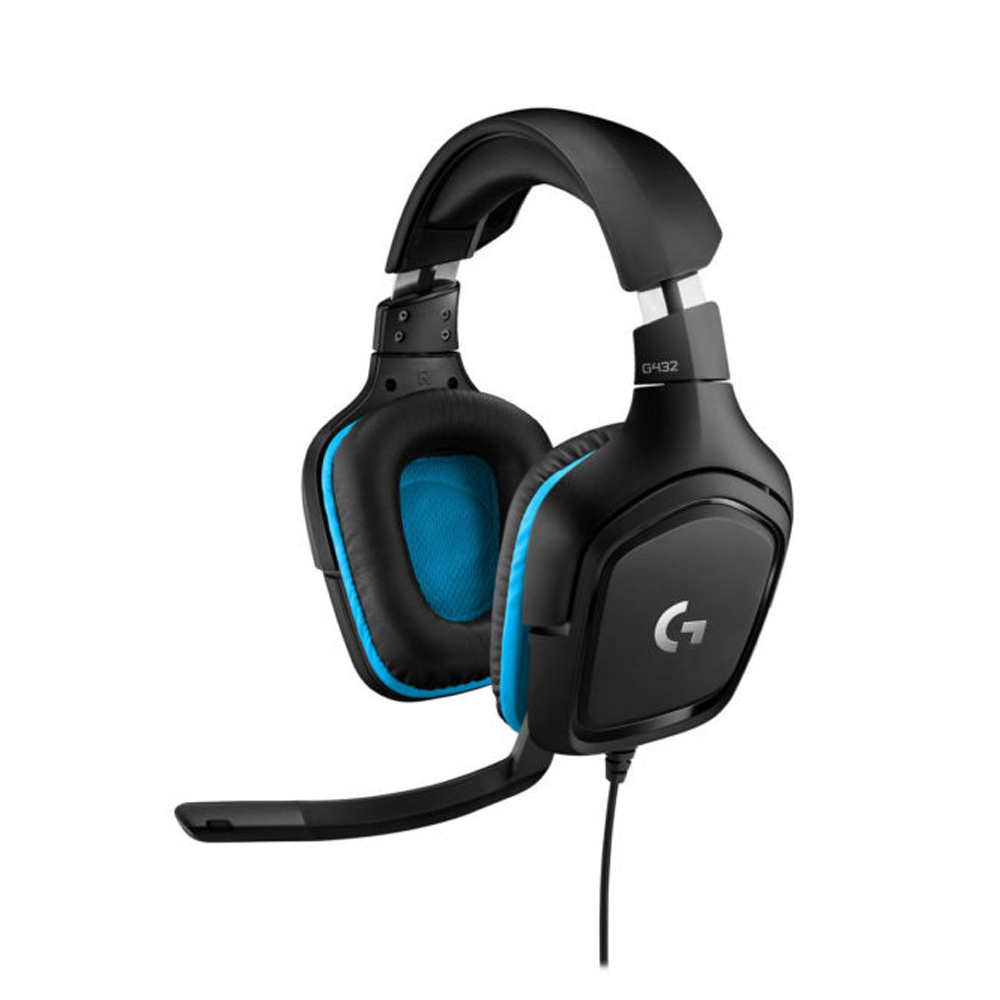 [NS004031] Logitech G432 7.1 Surround Sound (USB+3.5mm) Gaming Headset For PC,Playsation,Xbox,Switch & Mobile Devices
