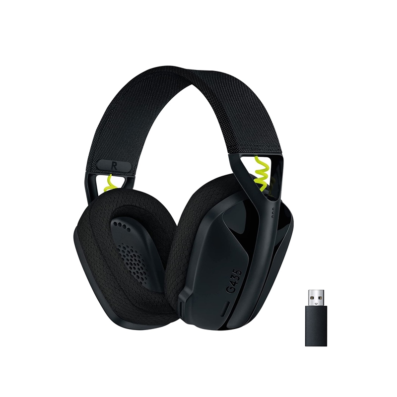 Logitech G435 Light Speed Wireless/Bluetooth Gaming Headset For PC PS5/4 & Nintendo - Black