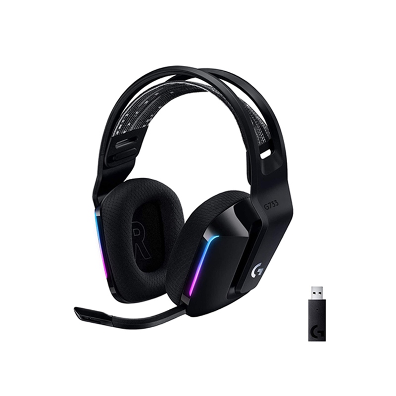 [NS002534] Logitech G733 Light Speed Wireless RGB Gaming Headset For PC & PS4 Black
