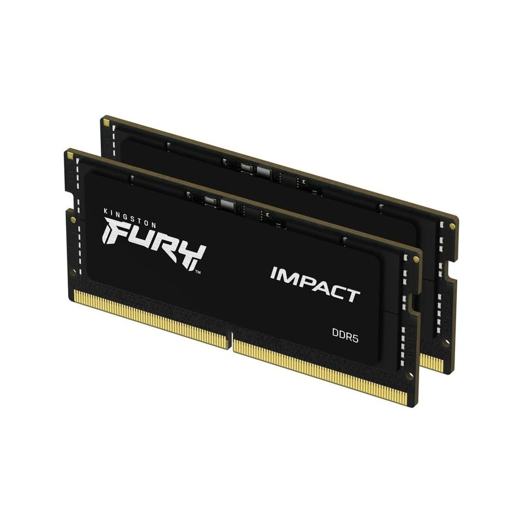 [NS029995] Kingston FURY Impact 32GB (2x16GB) 6400MT/s CL38 DDR5 SODIMM | KF564S38IBK2