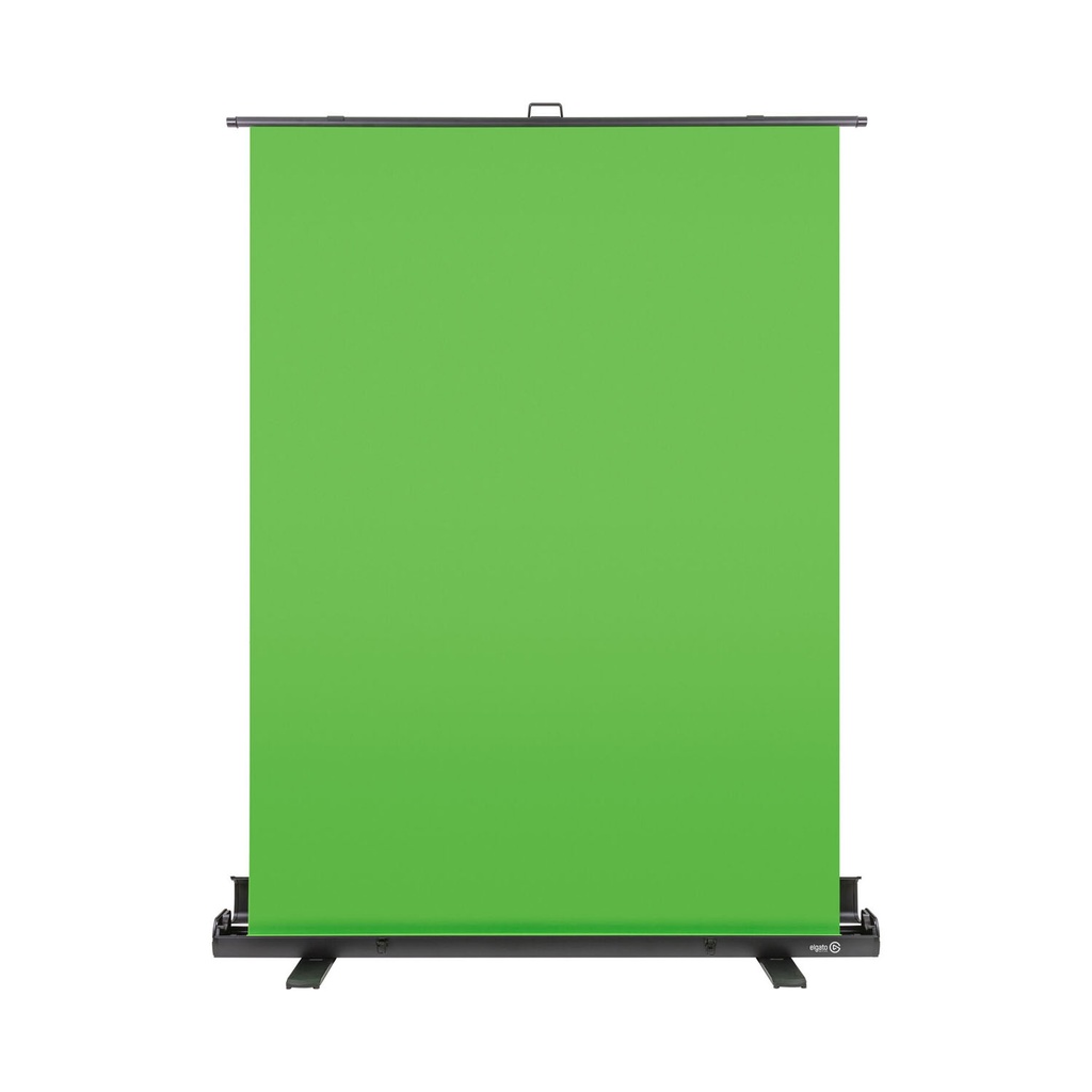 Elgato Green Screen Collapsible Chroma Key Backdrop Wrinkle-Resistant Fabric & Ultra-Quick Setup For Background Removal