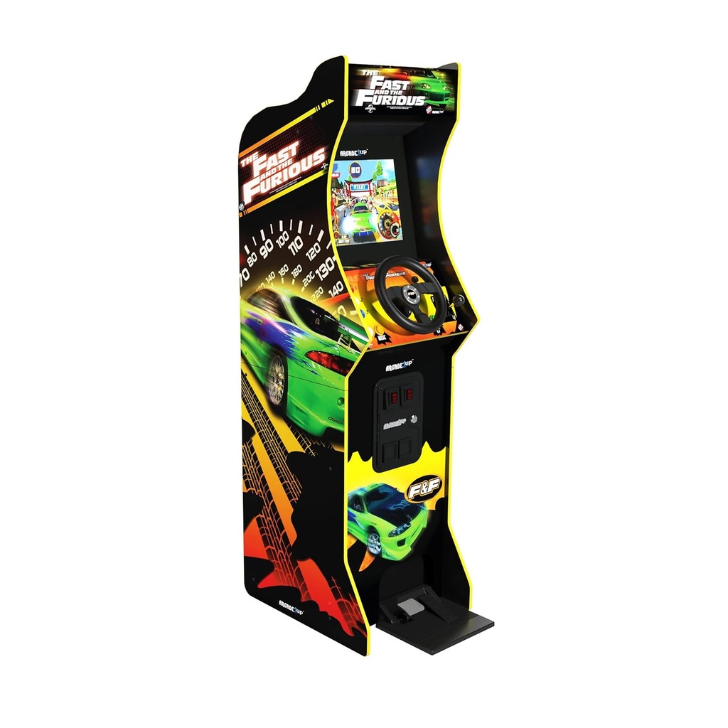 [NS033244] Arcade 1Up The Fast & The Furious Deluxe Arcade Cabinet Machine