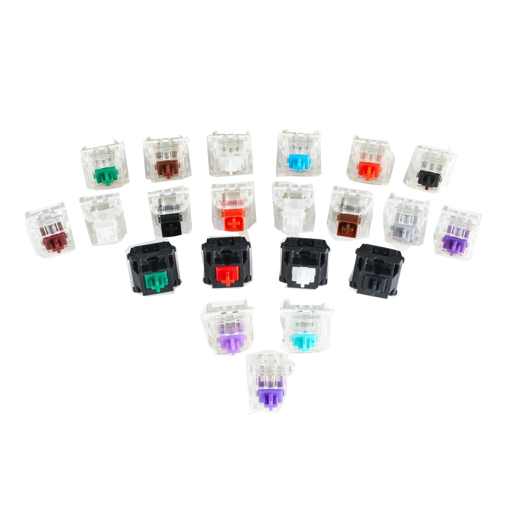 [NS012330] Glorious Gateron Mechanical Keyboard Switches (120 pack) -Clear