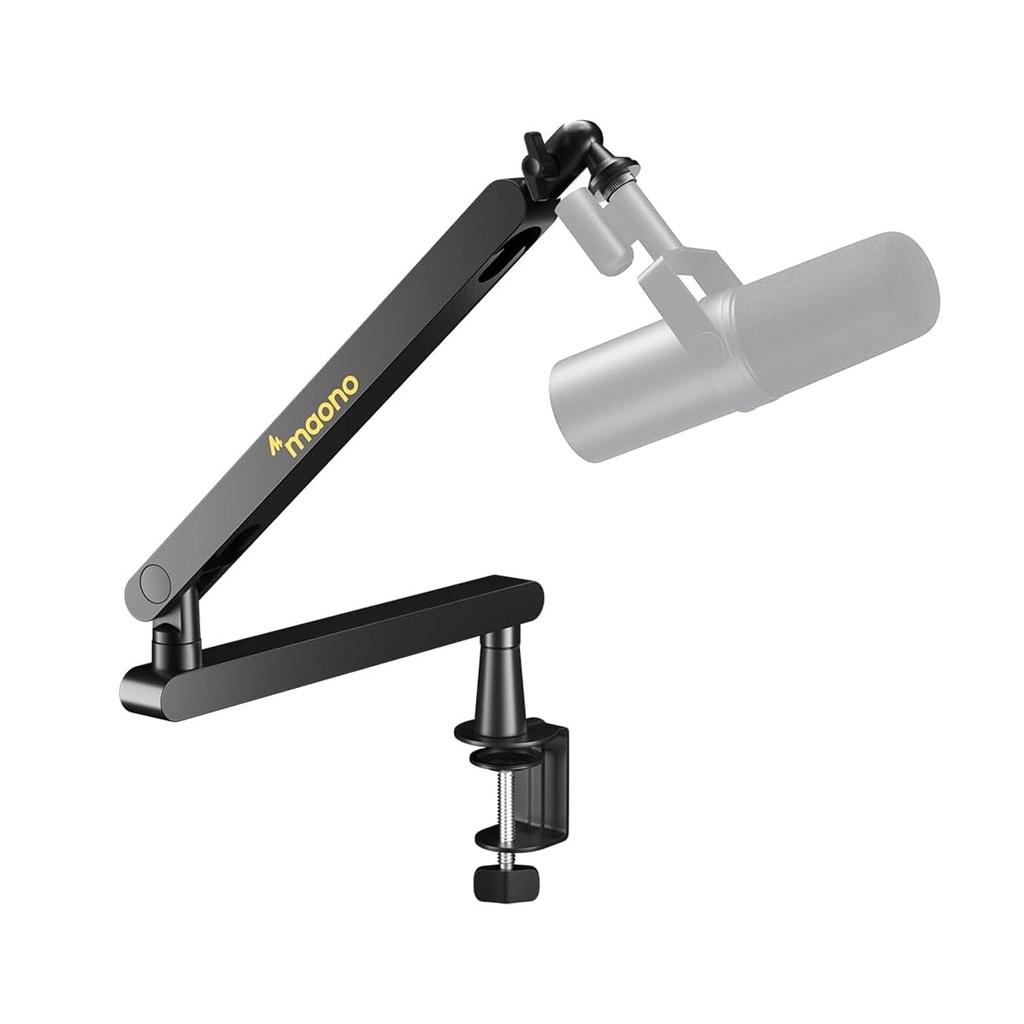 Maono BA92 Aluminum Live Sreaming Microphone Arm Easy-To-Attach Desk Clamp,360-Degree Rotating, 95 Vertical Adjustment