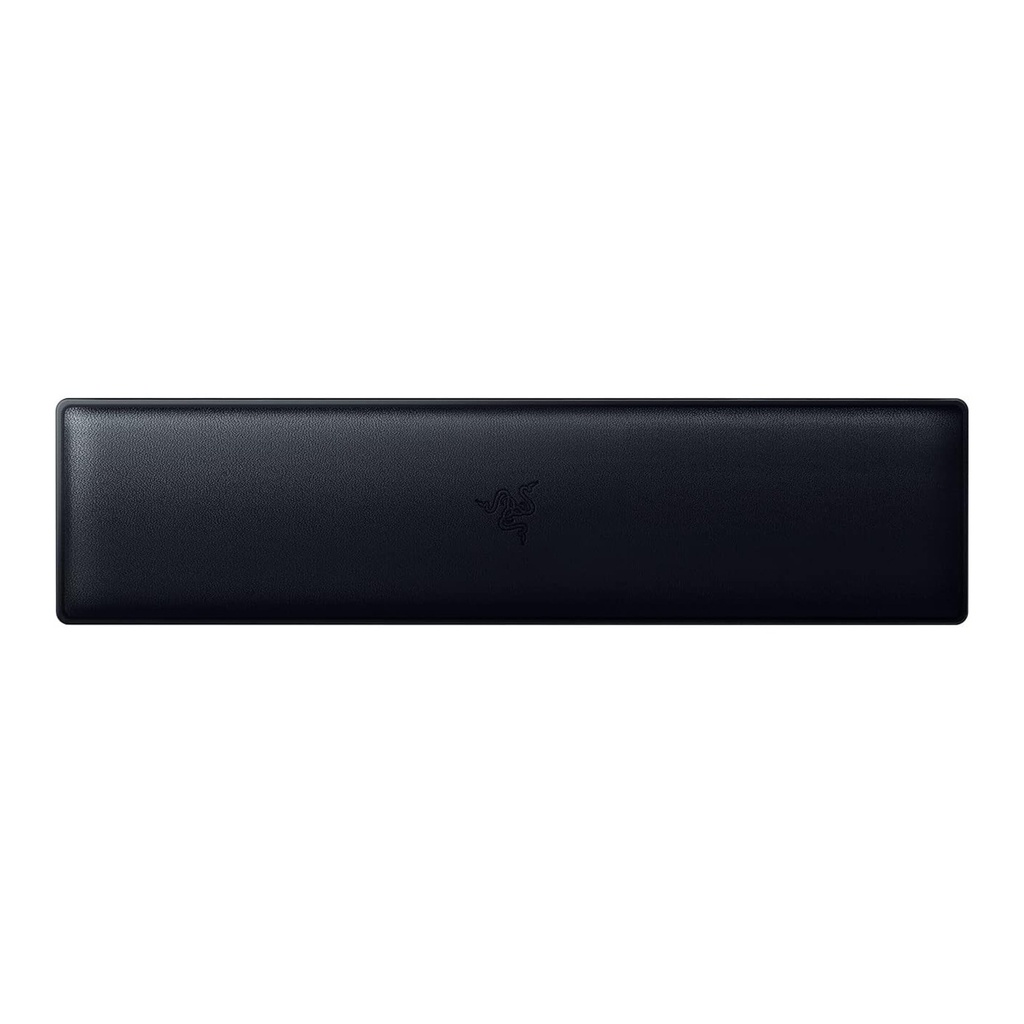 [NS006093] Razer Ergonomic Wrist Rest for Tenkeyless Keyboards: Plush Leatherette Memory Foam Cushion, Anti-Slip Rubber Feet - Black