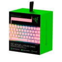 Razer PBT Keycap + Coiled Cable Upgrade Set Fits Most Mechanical & Optical Gaming Keyboards - Quartz Pink