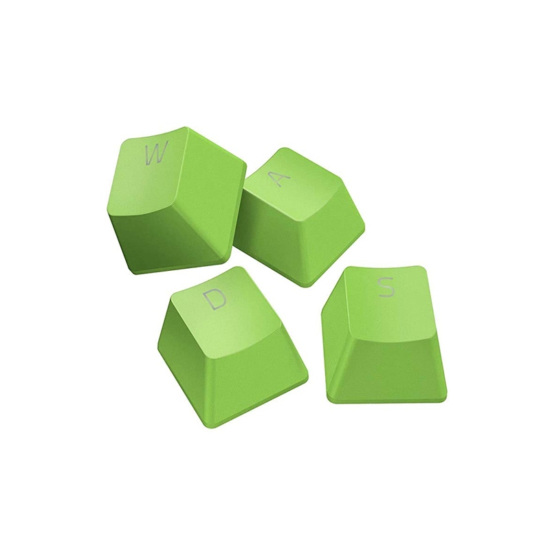 [NS004531] Razer PBT Keycap Upgrade Set For Mechanical and Optical Keyboards (Doubleshot Keycaps) - Razer Green