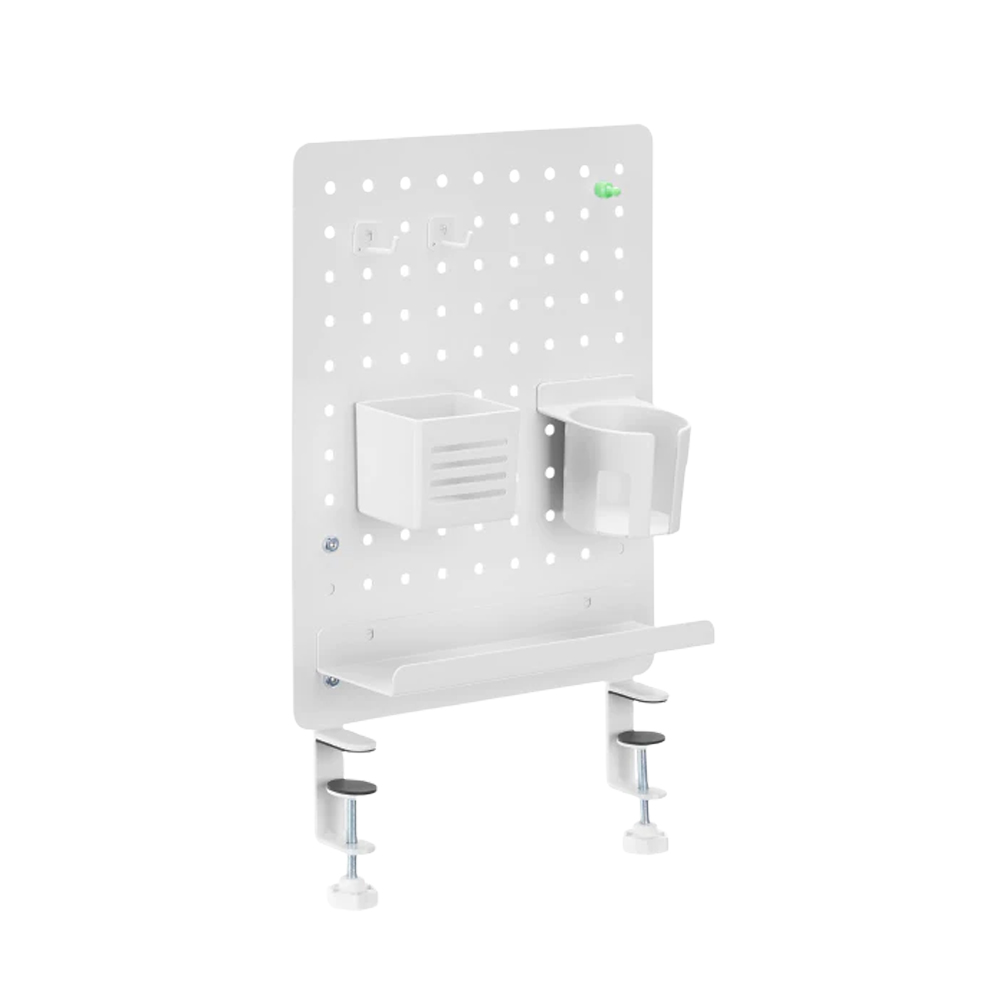 Twisted Minds Dazzling Clamp Mount Pegboard - Matte Light Grey