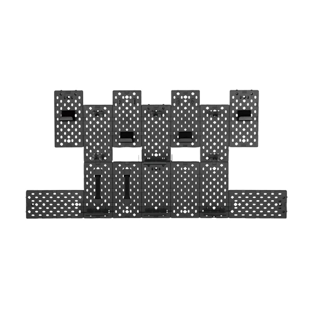 Twisted Minds Wall Mounted Modular Gaming Pegboards - Black
