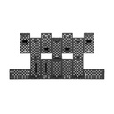 Twisted Minds Wall Mounted Modular Gaming Pegboards - Black