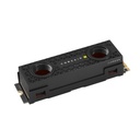 Corsair MP600 PRO XT 4TB Hydro X Edition Gen4 PCIe x4 NVMe M.2 SSD, High-Density TLC NAND, Hydro X Series XM2 Water Block, Up to 7,100MB/s Read, Up to 6,800MB/s Write