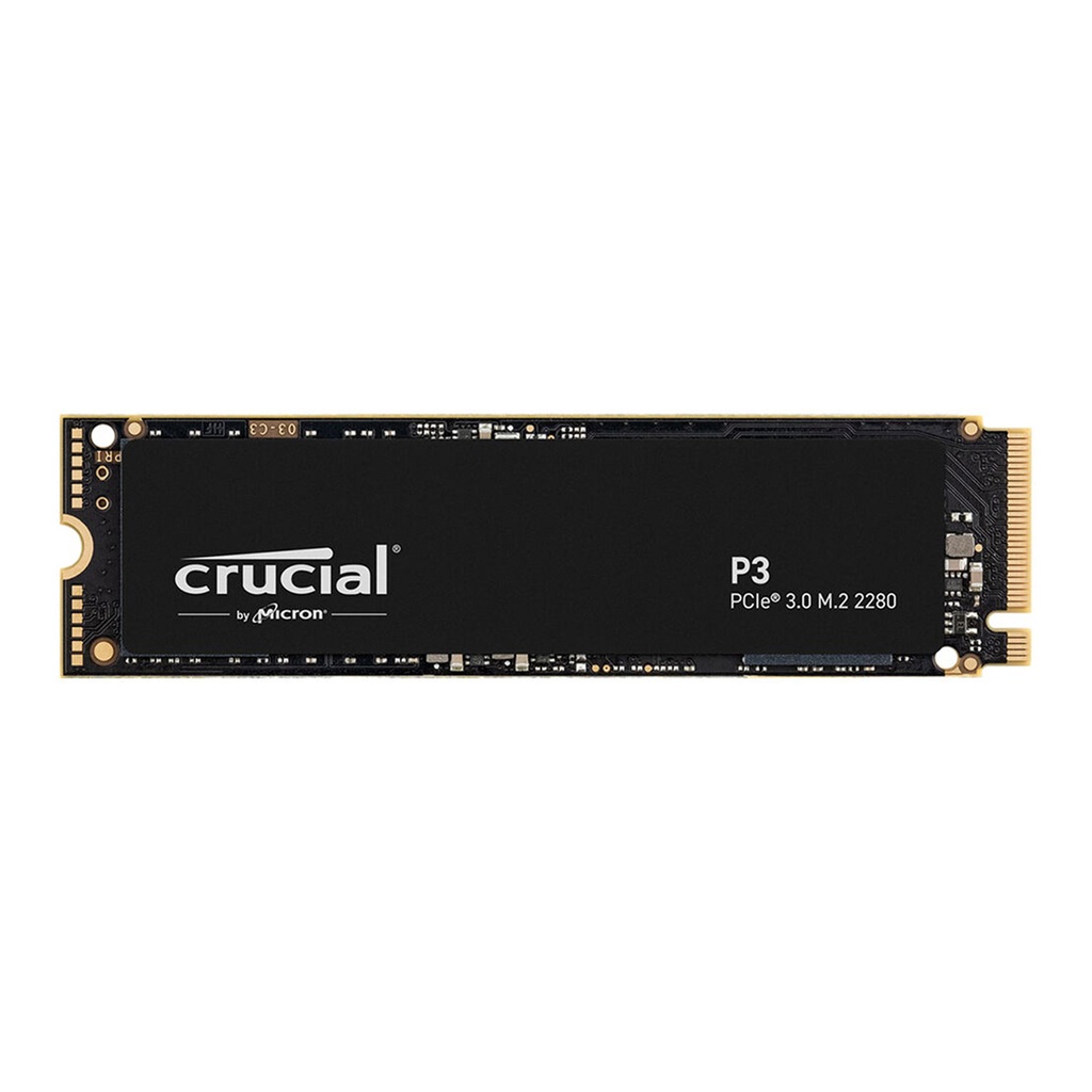 Crucial P3 4TB PCIe 3.0 NVME M.2 SSD Upto 3500MB/s - Without Heatsink