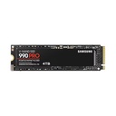 Samsung 990 PRO PCIe 4.0 NVMe M.2 4TB SSD upto 7450/6900 MB/s read/write Speed