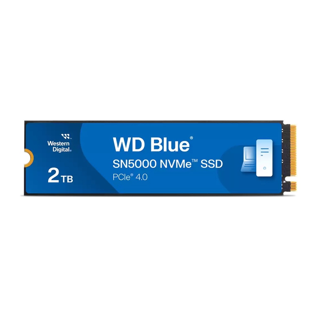 WD Blue SN5000 2TB NVME SSD M.2 PCIe 4.0 Upto 5,150 MB/s Read