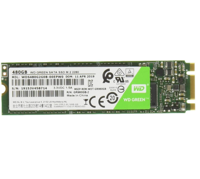 WD Green 480GB SATA SSD M.2 2280