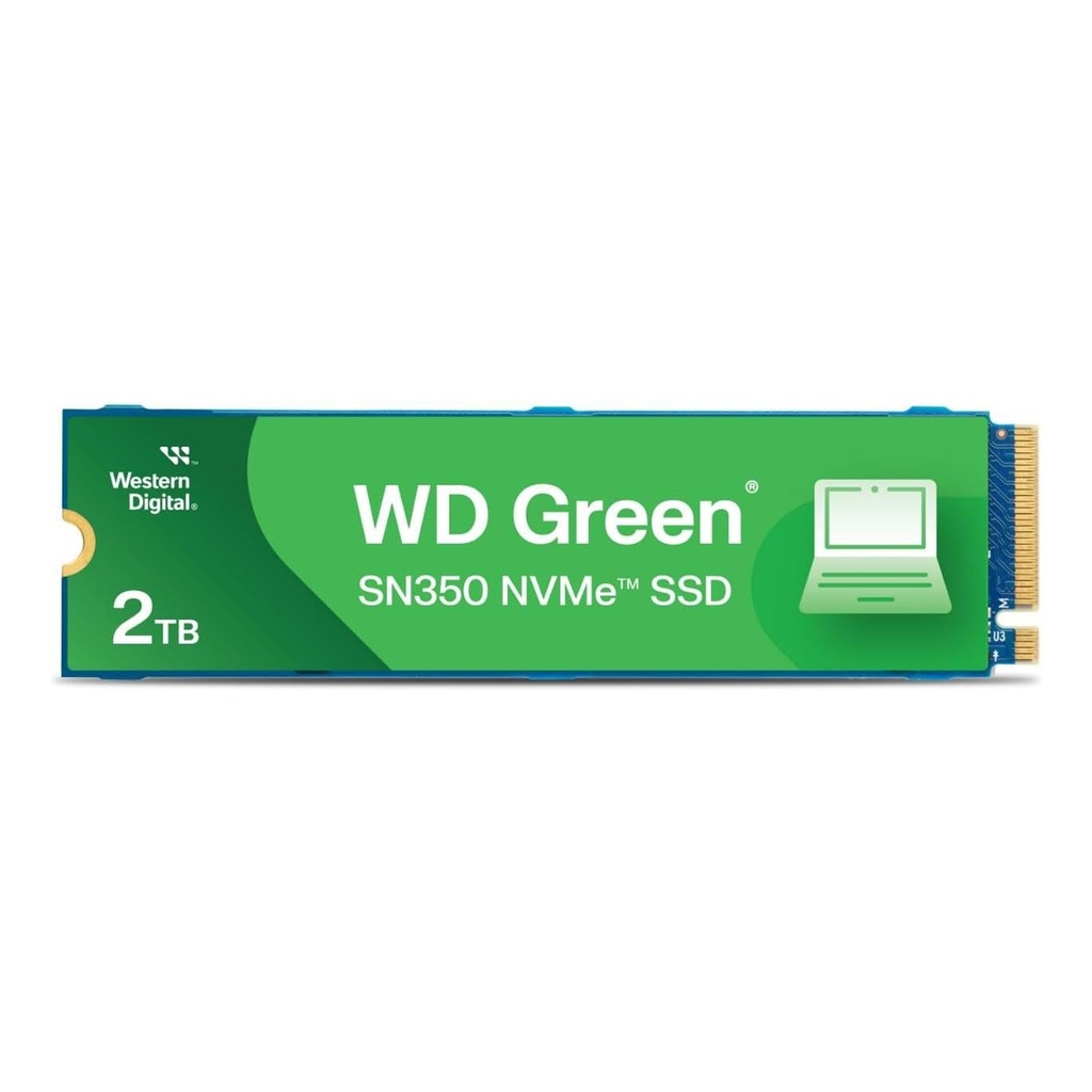 WD Green SN350 2TB NVME SSD M.2 Upto 3200 MB/s Read