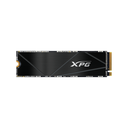 XPG 512GB GAMMIX S50 Lite PCIe Gen4x4 M.2 2280 Solid State Drive speed up to 3800/s with Optional Heatsink - Silver