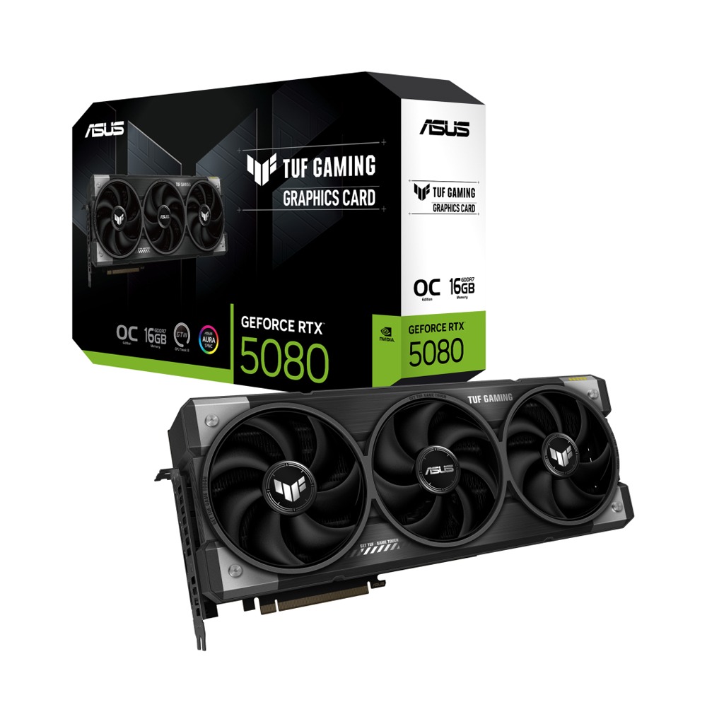 [NS033001] ASUS TUF Gaming GeForce RTX™ 5080 16GB GDDR7 OC Edition Graphic Card
