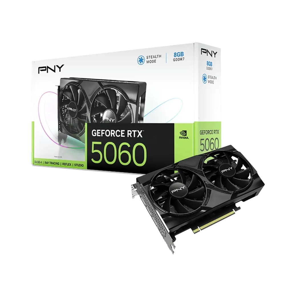 [NS030181] PNY Nvidia GeForce RTX 5060 8GB OC Dual Fan Graphics Card