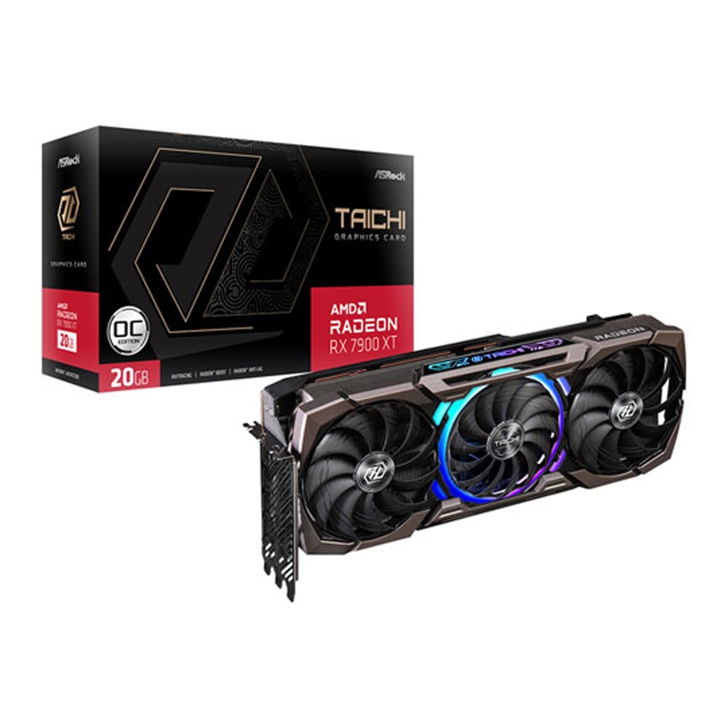 ASRock AMD Radeon RX 7900 XT Taichi OC Edition 20GB GDDR6 Graphics Card