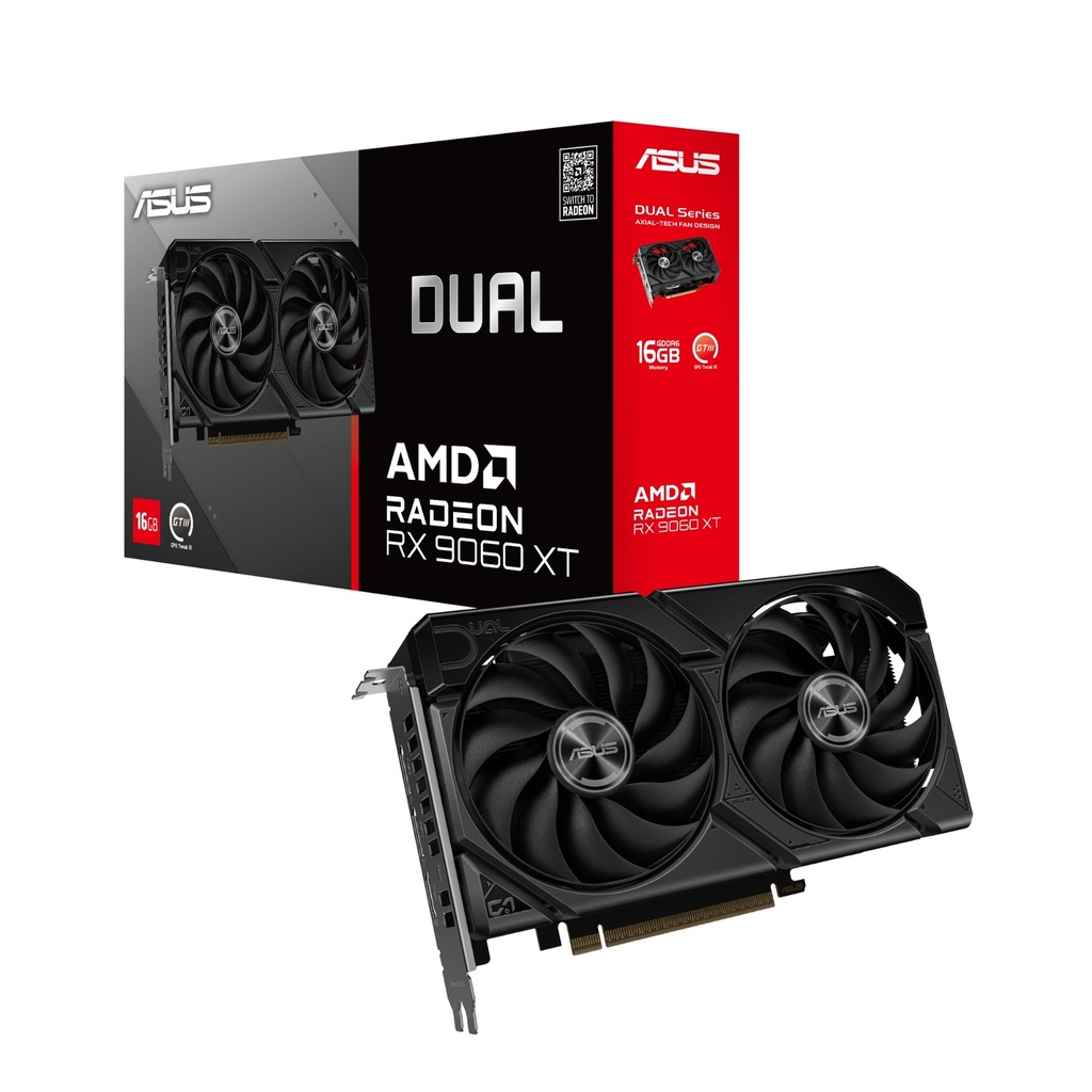 [NS031312] Asus Dual AMD Radeon RX 9060 XT 16GB GDDR6 Graphic Card