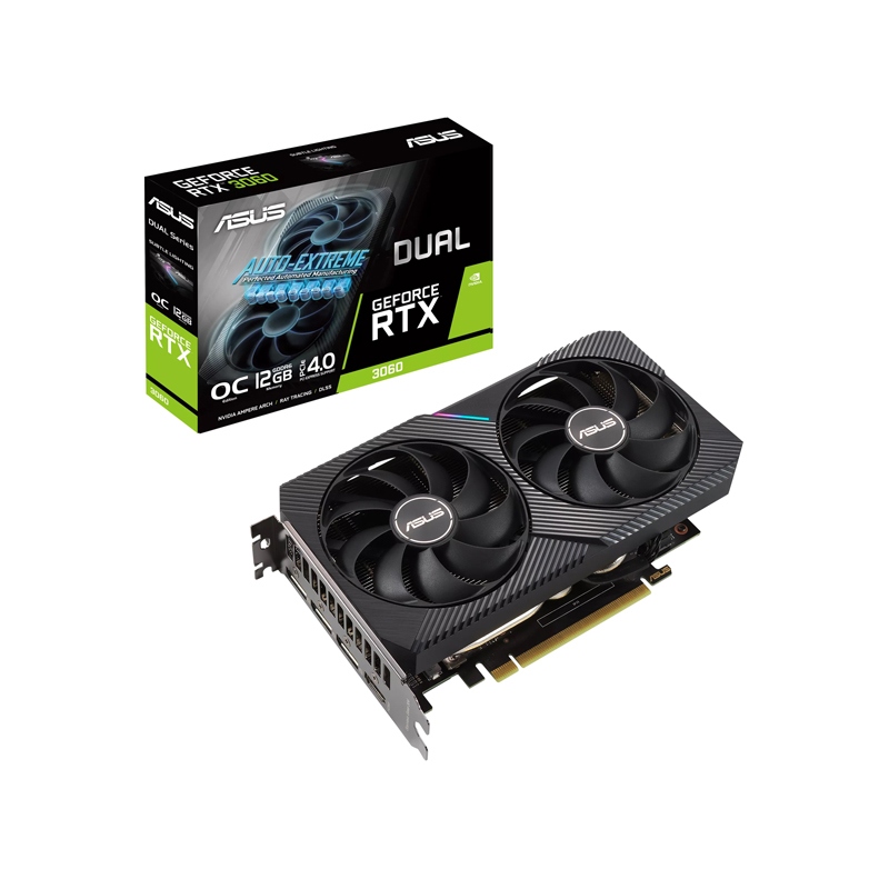 [NS000571] Asus Dual GeForce RTX 3060 V2 OC Edition 12GB Graphic Card