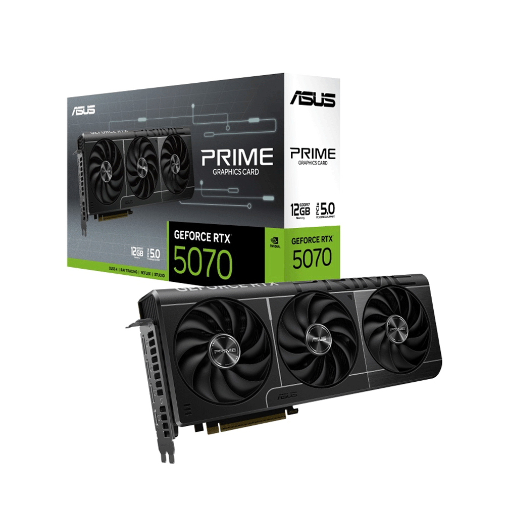 [NS028500] ASUS Prime GeForce RTX 5070 12GB GDDR7 PCIe 5.0 Graphic Card