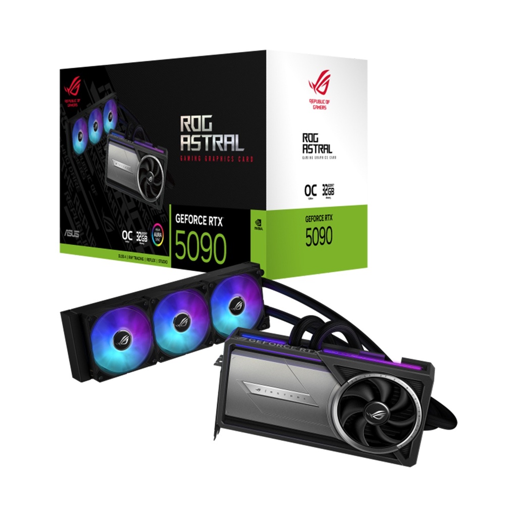 [NS028421] ASUS ROG Astral LC GeForce RTX™ 5090 32GB GDDR7 OC Edition Graphic Card