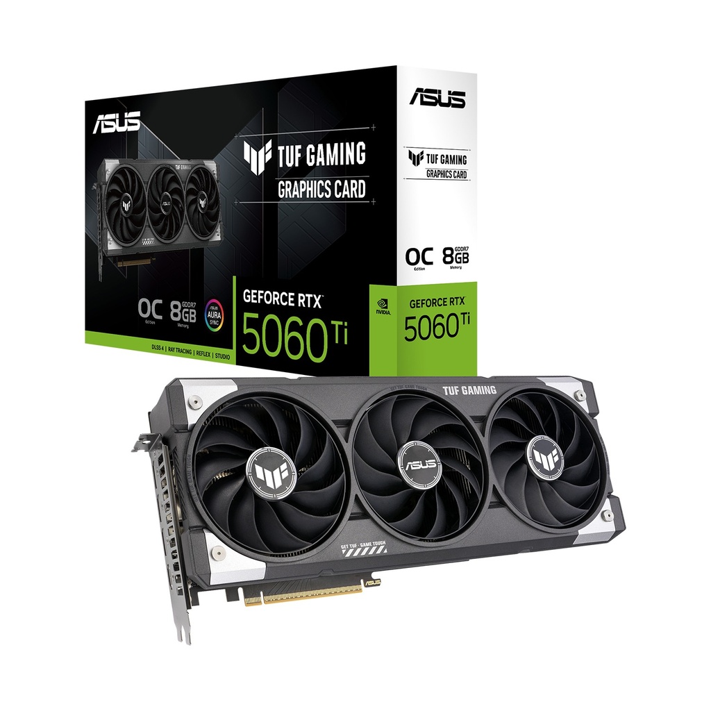[NS028919] ASUS TUF Gaming GeForce RTX™ 5060Ti 8GB GDDR7 OC Edition Graphic Card