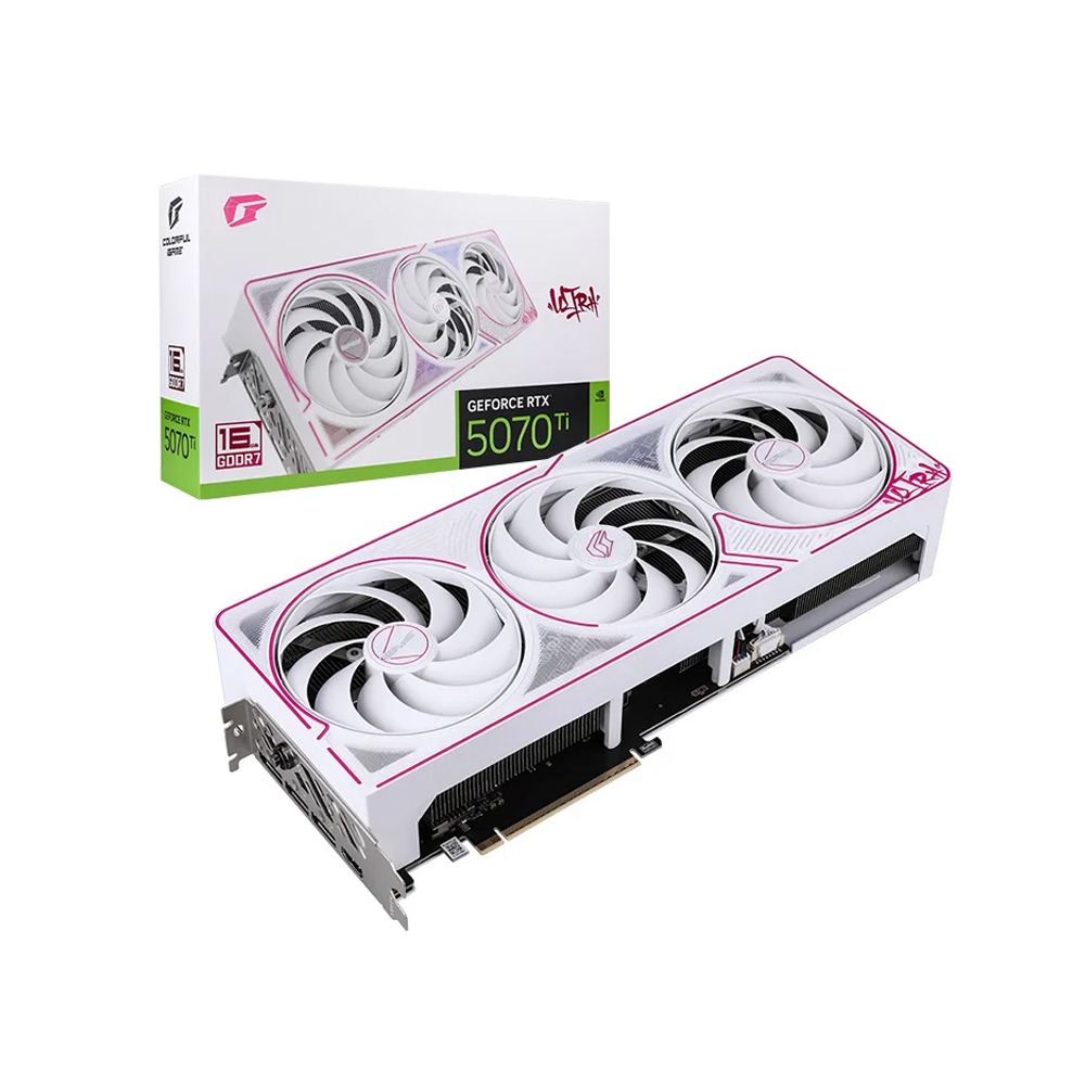 [NS031781] ColorFul iGame Geforce RTX 5070TI 16GB Ultra W OC GDDR7 Graphic Card