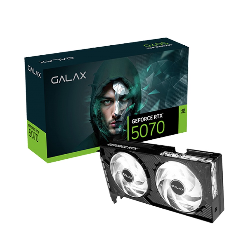 [NS028359] Galax Geforce RTX 5070 12GB 1-Click OC GDDR7 Dual Fan Graphic Card