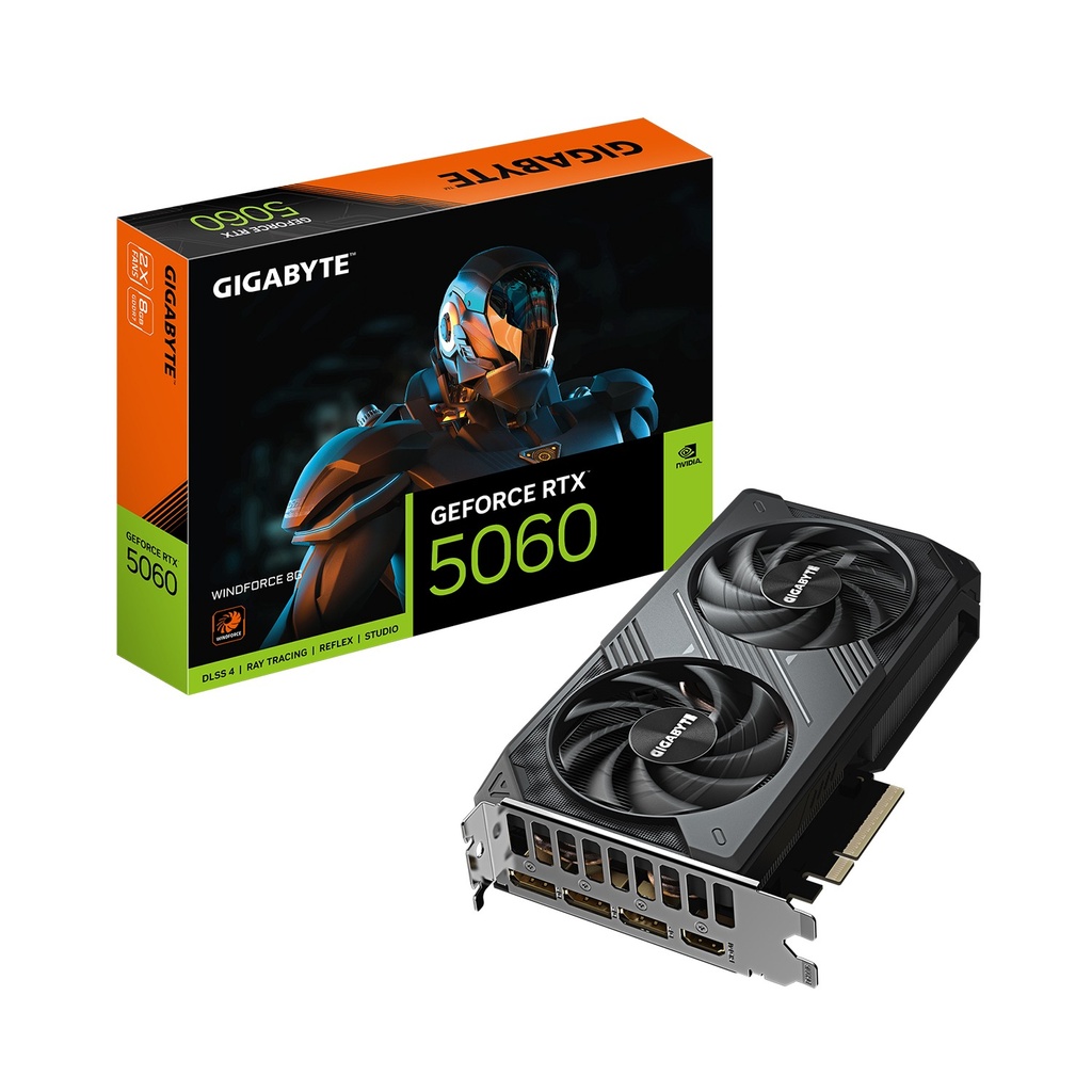 GigaByte Geforce RTX 5060 WindForce 8GB GDDR7 Graphic Card