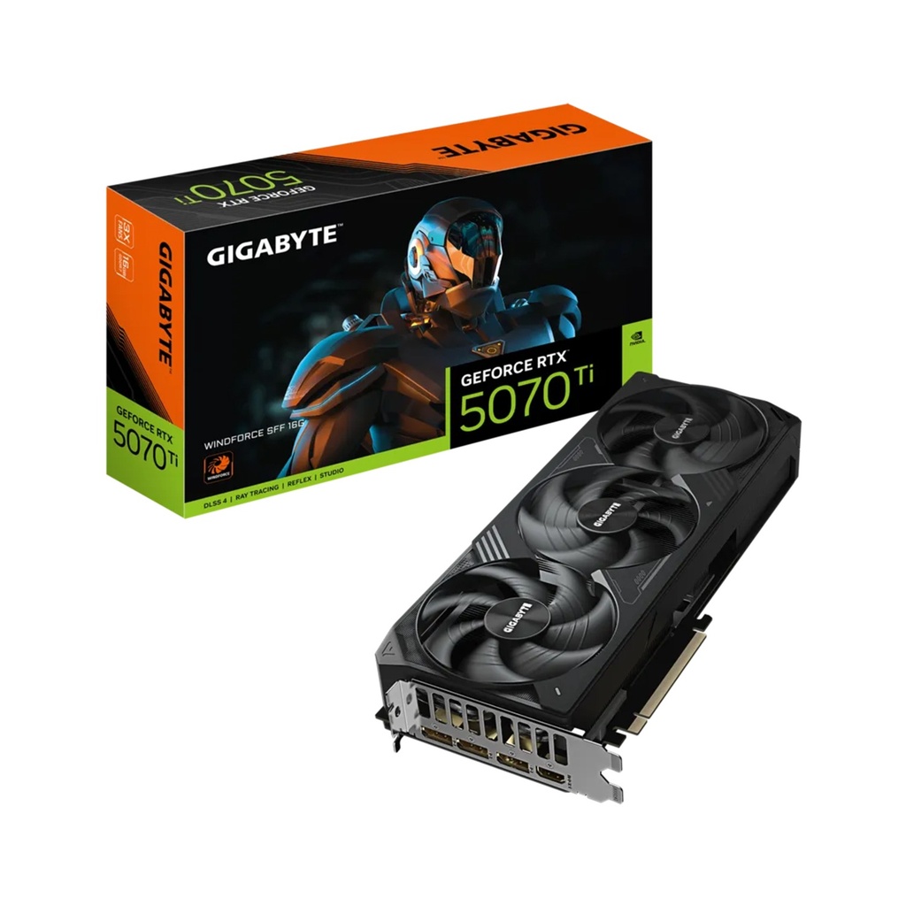[NS029616] GIGABYTE GeForce RTX 5070 Ti WINDFORCE SFF 16GB GDDR7 Gaphics Card