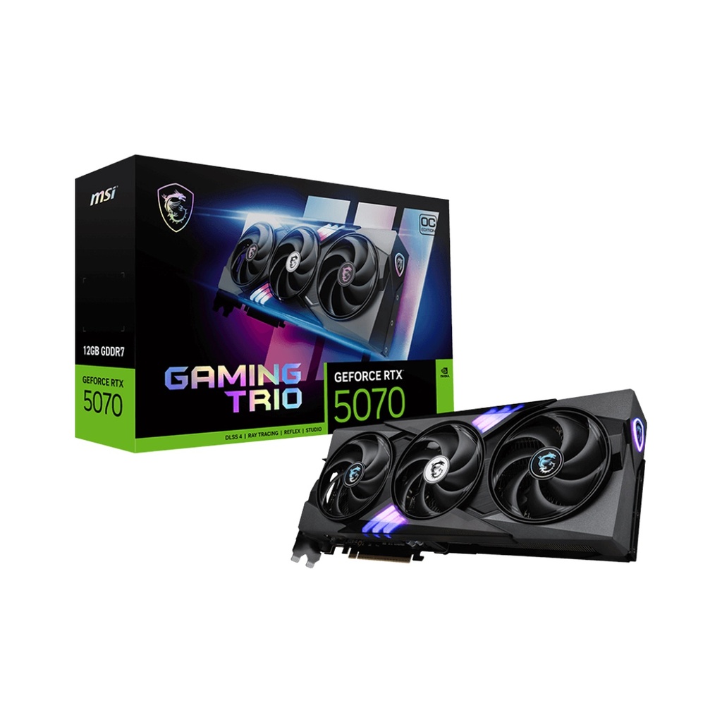 MSI GeForce RTX 5070 Gaming Trio 12GB OC Edition GDDR7 Graphic Card