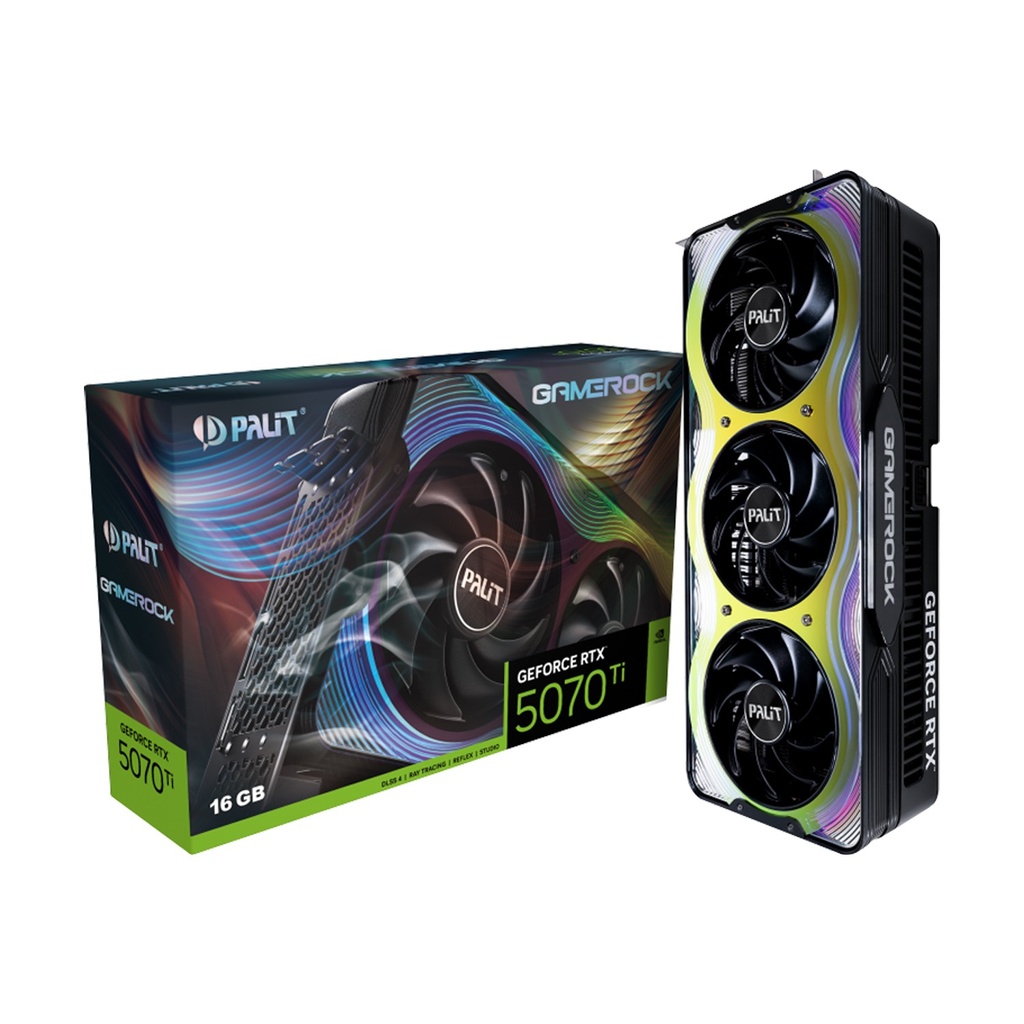 Palit GameRock Geforce RTX 5070Ti 16GB GDDR7 Graphic Card