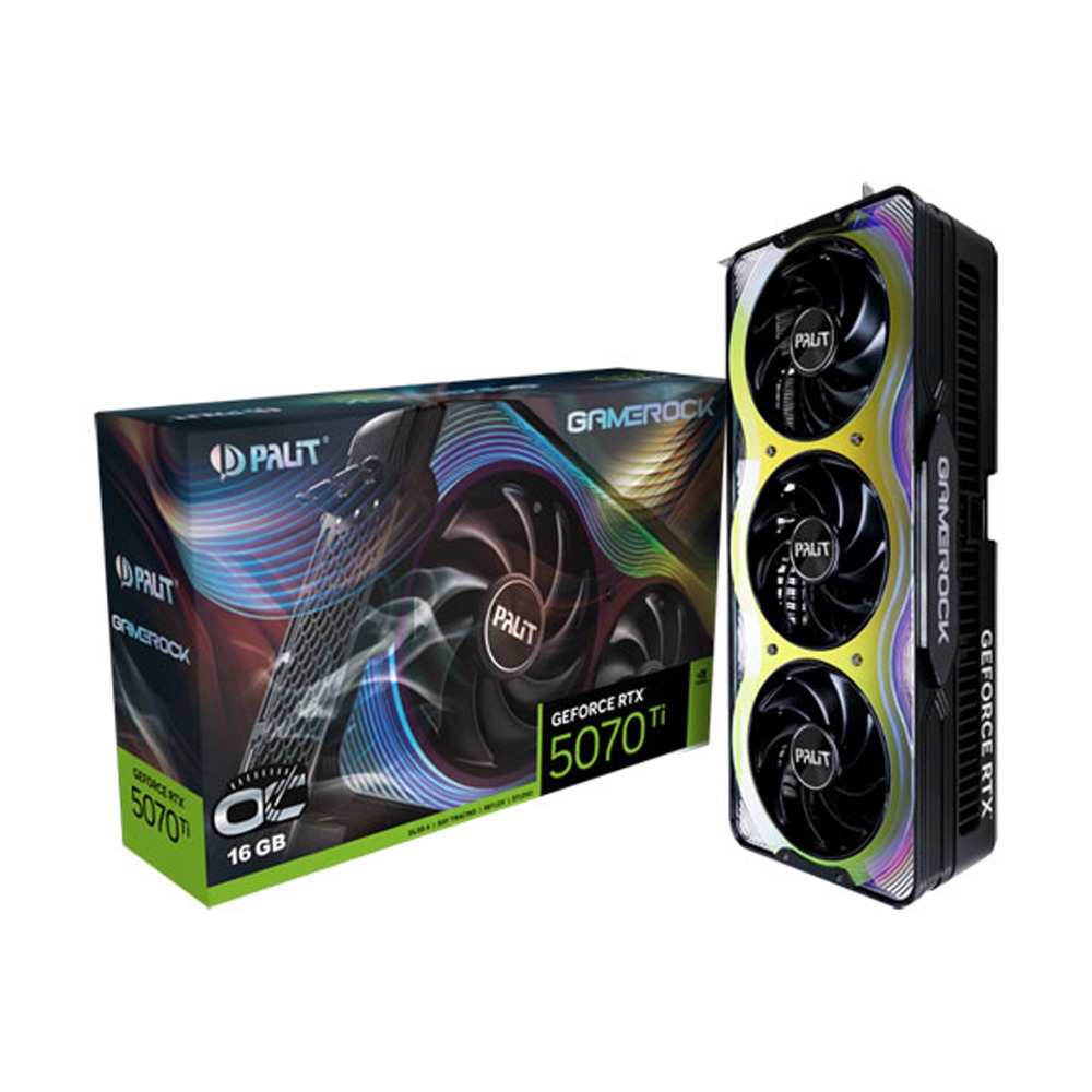 Palit GameRock Geforce RTX 5070Ti 16GB OC GDDR7 Graphic Card