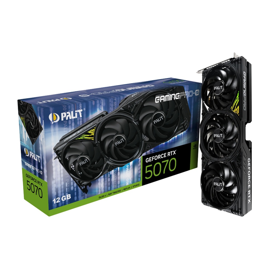 [NS029903] Palit Gaming Pro-S Geforce RTX 5070 12GB GDDR7 Graphic Card
