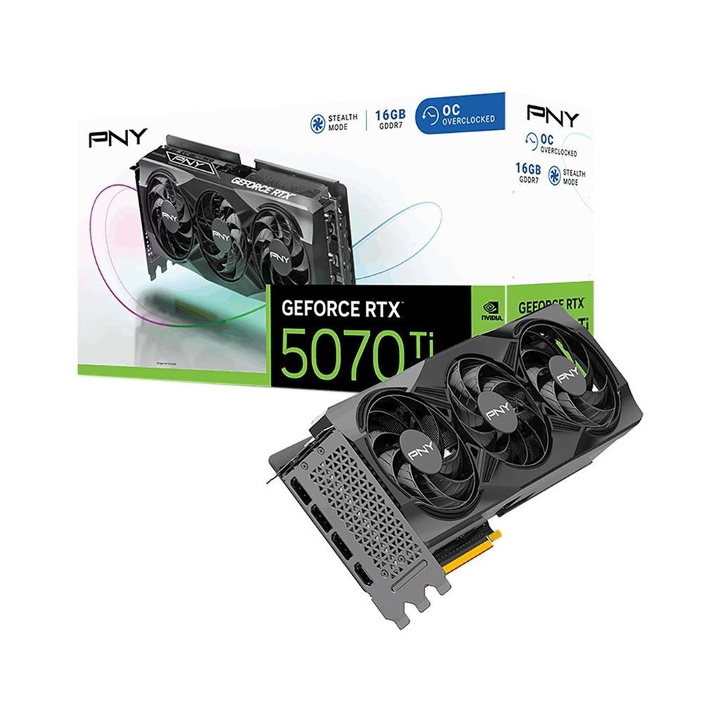 PNY GeForce RTX 5070 Ti 16GB GDDR7 Graphics Card