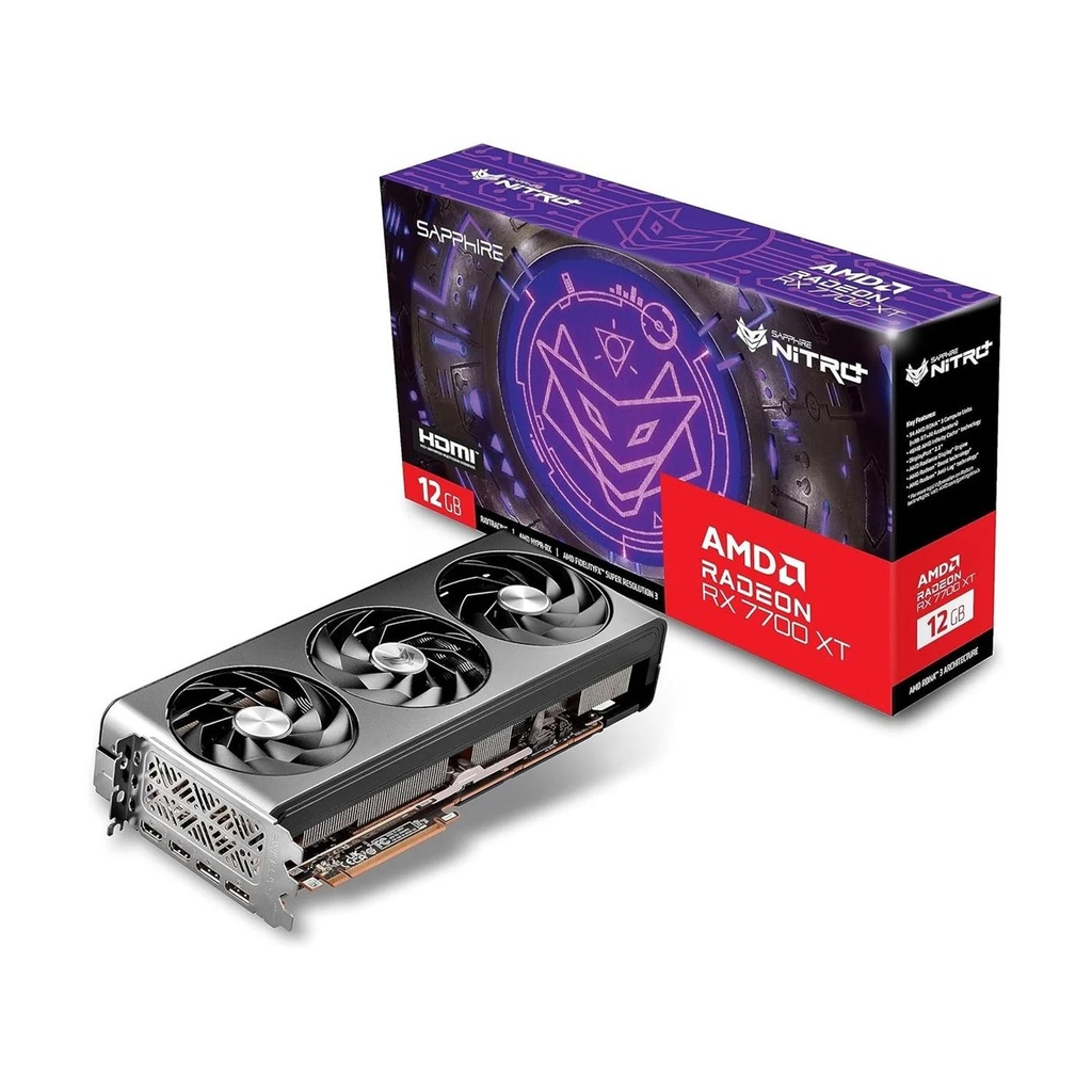 [NS027471] Sapphire AMD Radeon RX 7700 XT 12GB OC GDDR6 Graphic Card
