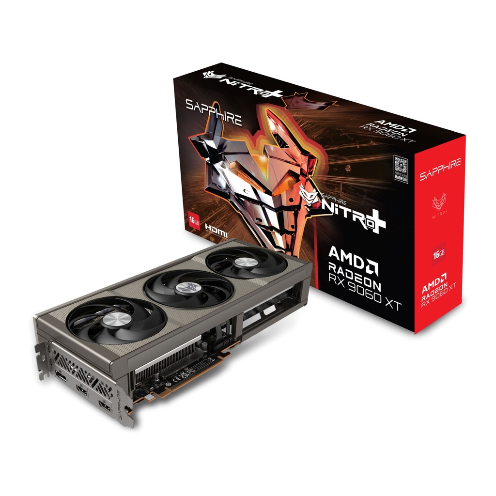 [NS029679] Sapphire Nitro Plus AMD Radeon RX 9060 XT 16GB OC Graphic Card