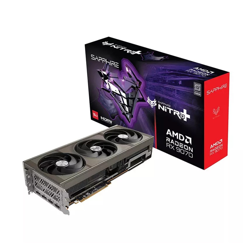 [NS028232] Sapphire Nitro Plus AMD Radeon RX 9070 16GB OC Graphic Card