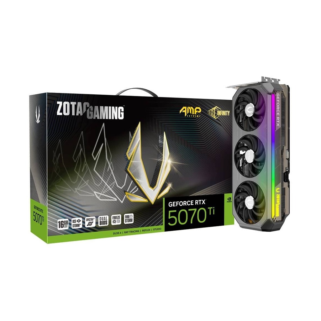 Zotac Gaming Geforce RTX 5070Ti 16GB AMP Extreme GDDR7 Graphic Card