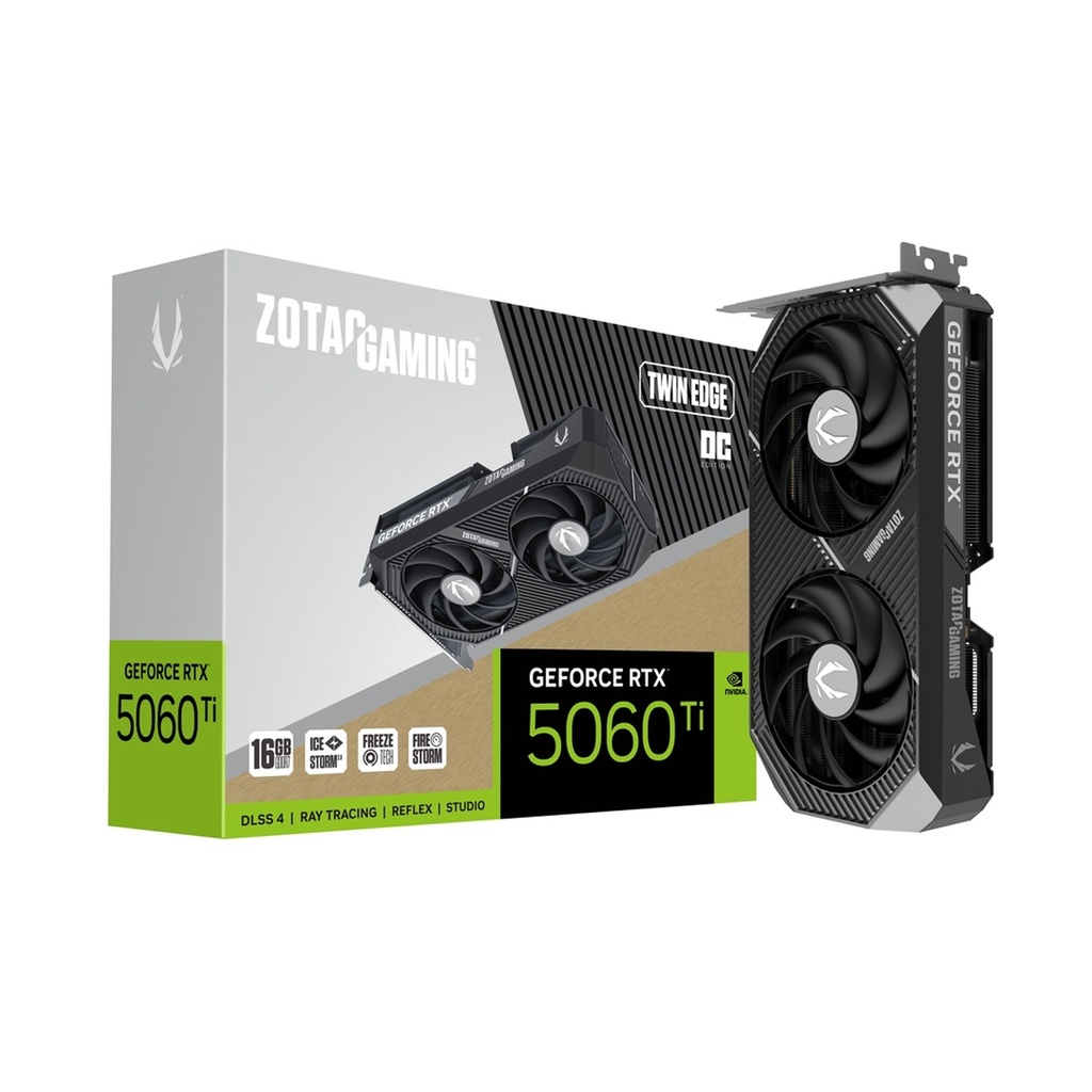 Zotac Geforce RTX 5060Ti 16GB Twin Edge OC Edition GDDR7 Graphic Card